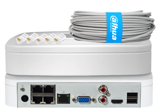 Rejestrator IP Dahua NVR2104-4KS3 Rejestrator IP Dahua NVR2104-4KS3
